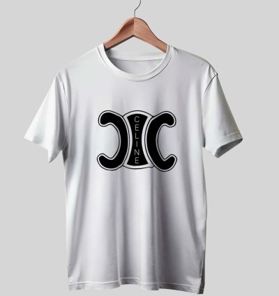 Celine Paris Logo Mens Shirt SIze USA