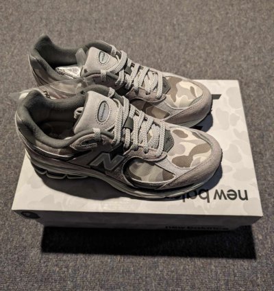 Bape New Balance 2002r Grey