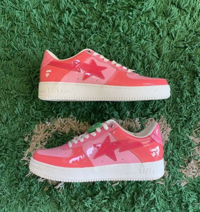 Bape Pink Bapestas