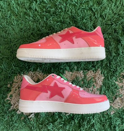 Bape Pink Bapestas