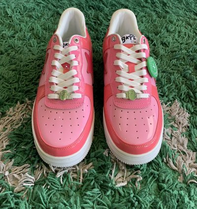 Bape Pink Bapestas