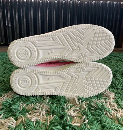 Bape Pink Bapestas