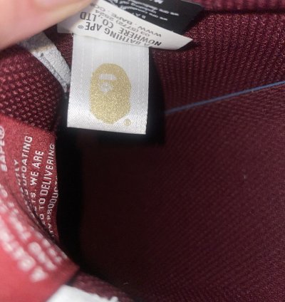 Bape Red Sk8 Sta Sneakers