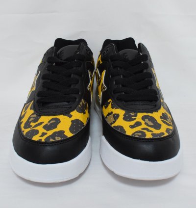 BAPE ROAD STA black yellow