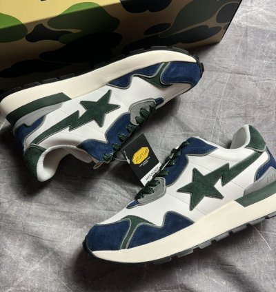 BAPE ROAD STA EXPRESS 2 WHITE NAVY