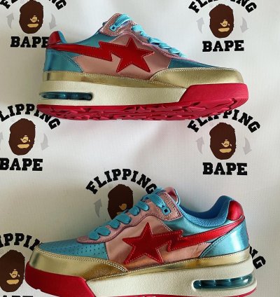 BAPE ROAD STA PINK