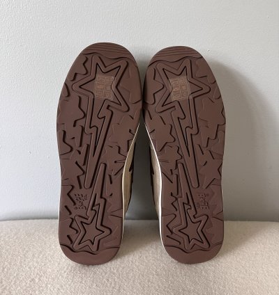 Bape Roadsta Sneakers in Beige Brown