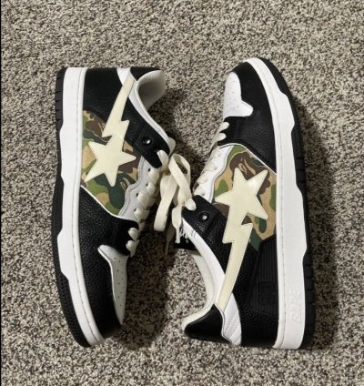 Bape Sk8 Camo Sneakers