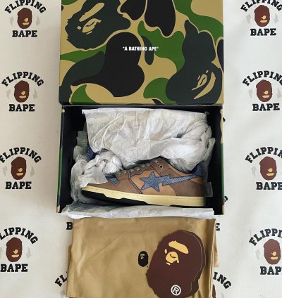 BAPE SK8 STA 3 NAVY