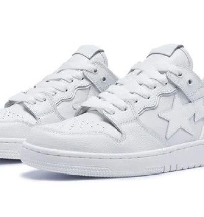 BAPE SK8 STA 3 WHITE SIZE 9 5