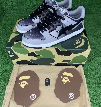 BAPE SK8 STA 5 BLACK SIZE 11