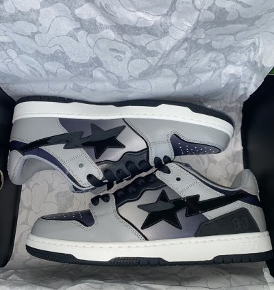 BAPE SK8 STA 5 BLACK SIZE 11