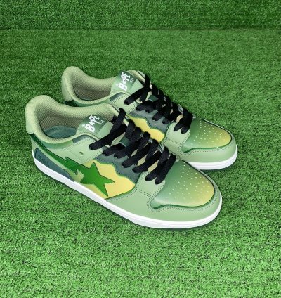 BAPE SK8 STA 5 GREEN SIZE 7
