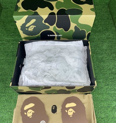 BAPE SK8 STA 5 GREEN SIZE 7