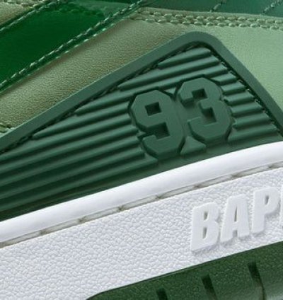 BAPE SK8 STA 5 GREEN SIZE 7