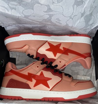 BAPE SK8 STA 5 ORANGE SIZE 10