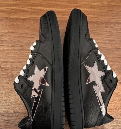 Bape Sk8sta Black Silver