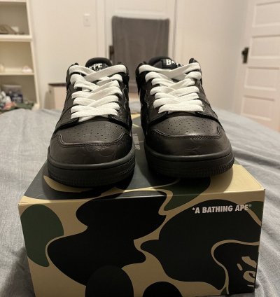 Bape Sk8sta Black Silver