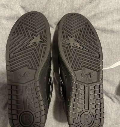 Bape Sk8sta Black Silver