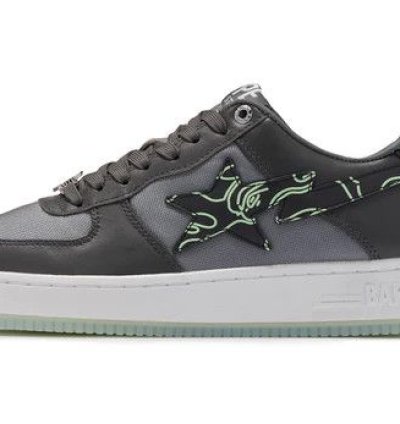 BAPE STA 1 LINE CAMO CHARCOAL SIZE 8