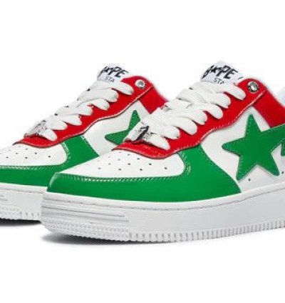 BAPE STA 1 MEXICO ITALY RED GREEN SIZE 9 5