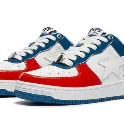 BAPE STA 1 USA FRANCE RED WHITE BLUE SIZE 11