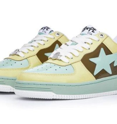 BAPE STA 2 BROWN BEIGE SIZE 8