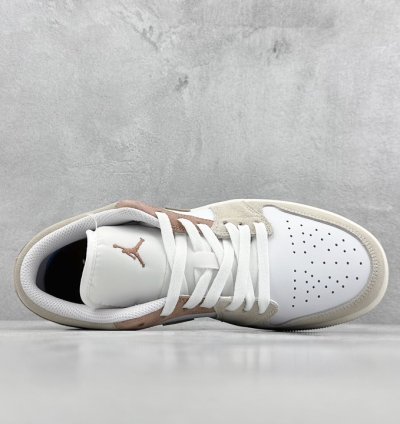 200 K version Air Jordan 1 Low Beige Brown AJ1 Joe 1 Low Top Casual Shoes HF1567