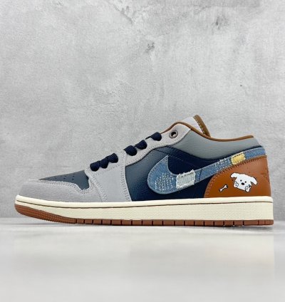 200 K Version Of Jordan Air Jordan 1 Low Biye Puppy Fz5042-041