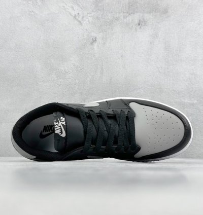 200 K version of Jordan Air Jordan 1 Low OG Shadow black and gray CZ0790-003