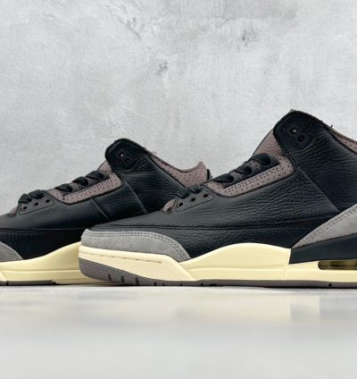 520 OG version A Ma Maniere x Jordan Air Jordan 3 black purple FZ4811-001