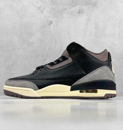 520 OG version A Ma Maniere x Jordan Air Jordan 3 black purple FZ4811-001