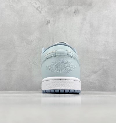 200K version of Air Jordan 1 Low Bubble Sea Salt Cool Summer AJ1 Joe 1 Low Top C