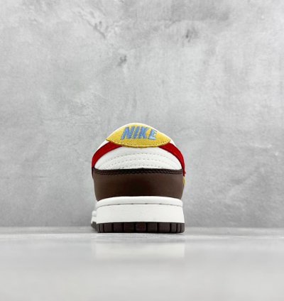 280 Nike SB Dunk Low White Brown Gray Red Hook GJ8309-932