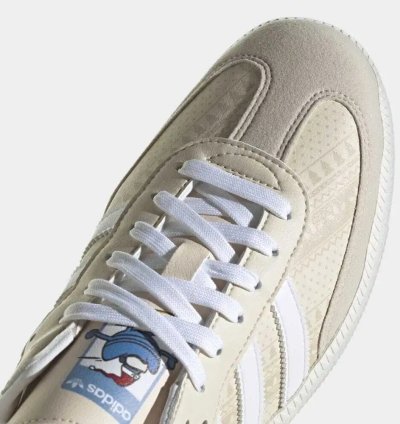 adidas Shoes Samba White Legacy Burgundy - ID4198