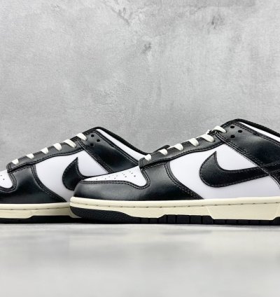 200 ST version of NIKE SB Dunk Low Prm Vintage Pande old panda FQ8899-100 -
