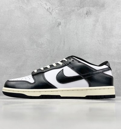 200 ST version of NIKE SB Dunk Low Prm Vintage Pande old panda FQ8899-100 -