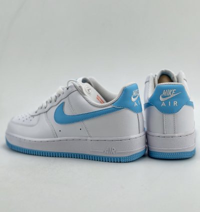 200 Nike Air Force 1 Low 07 University Blue White Blue FQ4296-100 -