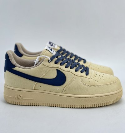 200 Nike Air Force 1 Low 07 3M canvas cream yellow 315122-109 - Putian high imit