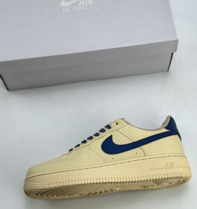 200 Nike Air Force 1 Low 07 3M canvas cream yellow 315122-109 - Putian high imit