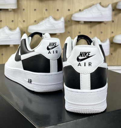 200 Nike By You Air Force 1'07 Low Retro SP Air Force One Sneakers Black and Whi
