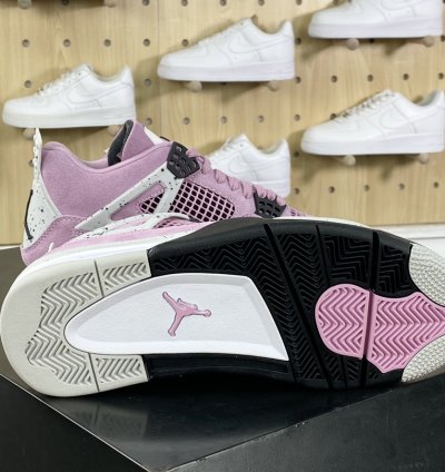 380 Nike Wmns Air Jordan 4 Retro Orchid Michael Jordan AJ4 mid-top basketball sh