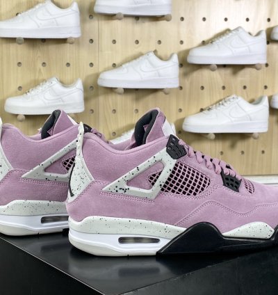 380 Nike Wmns Air Jordan 4 Retro Orchid Michael Jordan AJ4 mid-top basketball sh