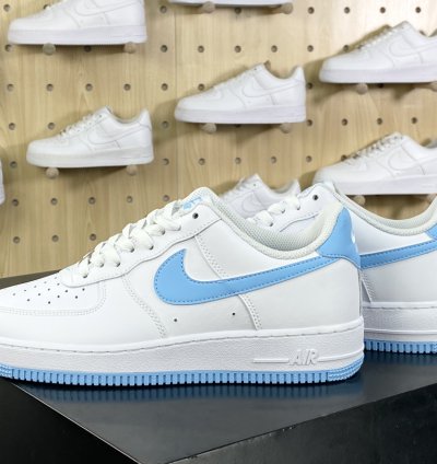 200 Nike Air Force 1'07 LowWhiteBlack Air Force One Classic Low-top Sneakers Lea