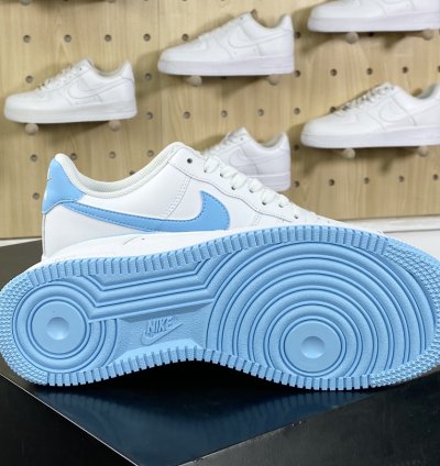 200 Nike Air Force 1'07 LowWhiteBlack Air Force One Classic Low-top Sneakers Lea