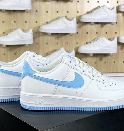 200 Nike Air Force 1'07 LowWhiteBlack Air Force One Classic Low-top Sneakers Lea
