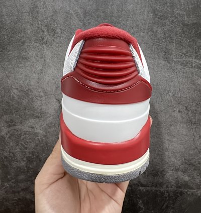 240 Air Jordan 23 Retro AJ23 Joe 23 white and red low-top basketball shoes FD038