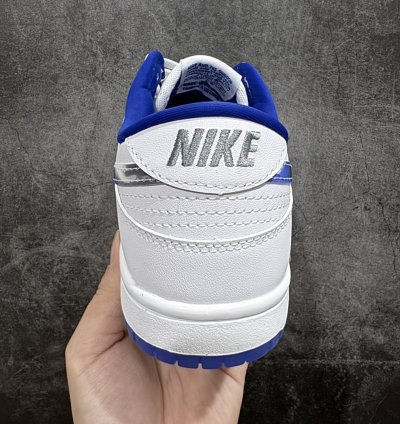 280  Nk SB Dunk Low BAPE joint-white color hook small blue h
