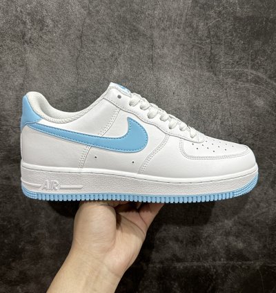 200 Nike Air Force 1 Low White Blue Air Force One Low Top Sports Casual Shoes FQ