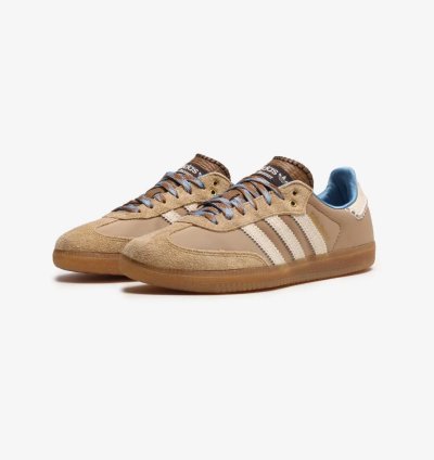 adidas Shoes Wales Samba Nylon Desert White - IH3261